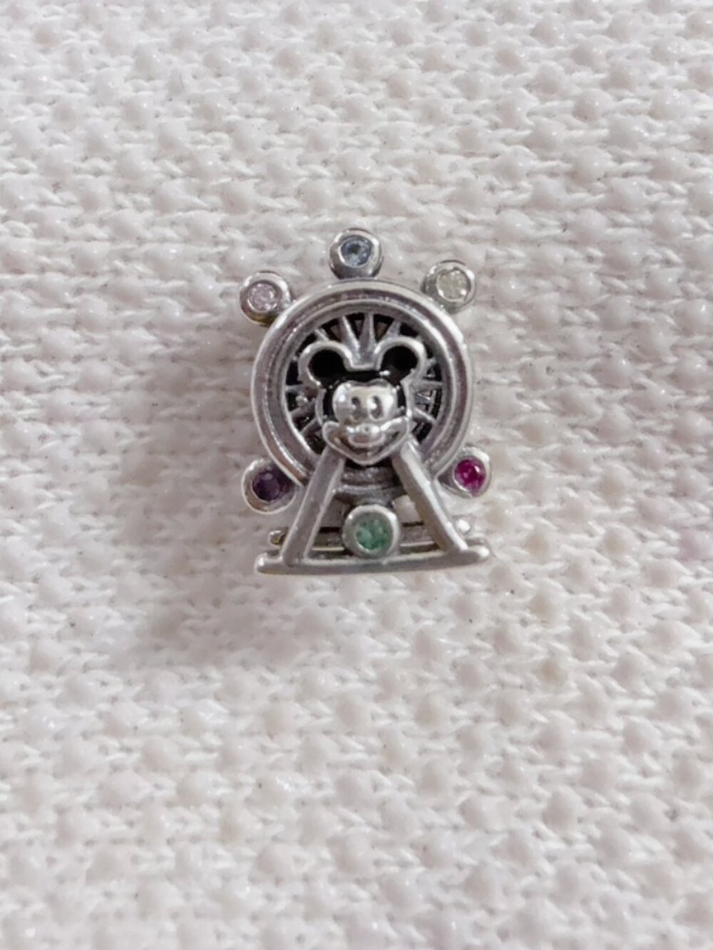 Disney Parks Mickey Ferris Wheel Silver Charm For Pandora Bracelet
